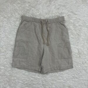 100% Linen Baggy Oversized J.Jill linen shorts Size 12